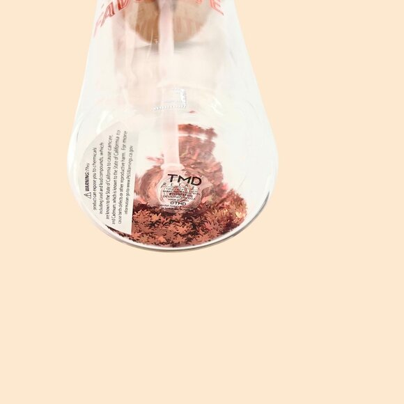 NEW FALL IS MY FAVORITE DBL GLASS TUMBLER CONFETTI LEAVES BAMBOO LID & STRAW - Picture 6 of 7